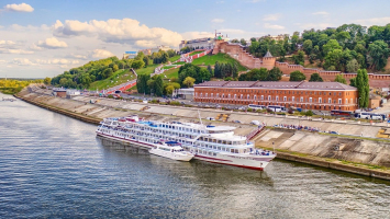 Москва – Мышкин – Ярославль – Кинешма – Юрьевец – Городец – Нижний Новгород – Казань (2 дня) – Нижний Новгород – Городец – Плес – Кострома – Углич – Москва